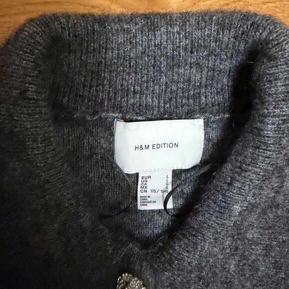 H&M Mohair-Blend Sweater with Collar - Picture 8 of 10